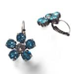 Nell Bijoux Flora Silver Aqua - La Vie en Rose Damesmode