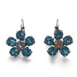 Nell Bijoux Flora Silver Aqua - La Vie en Rose Damesmode