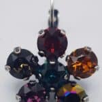 Nell Bijoux Flora Silver Multi Green FSMG001 - La Vie en Rose Damesmode