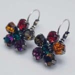 Nell Bijoux Flora Silver Multi Green FSMG001 - La Vie en Rose Damesmode