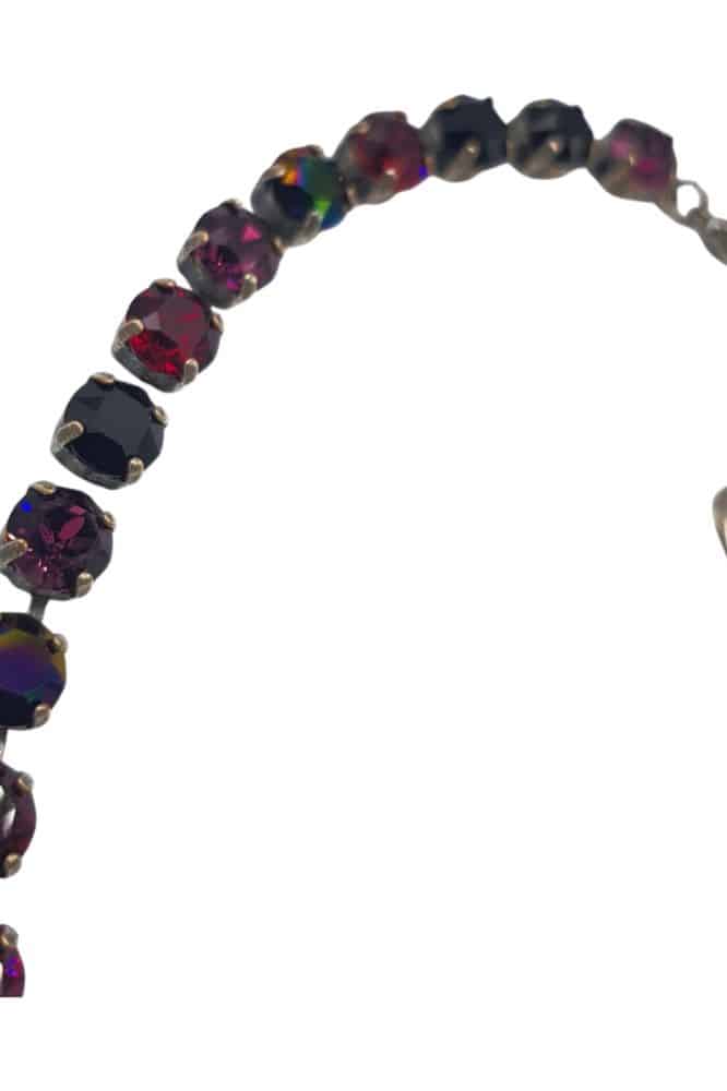 Nell Bijoux Luna Antique Silver L001 Purple and Reds - La Vie en Rose Damesmode (11)