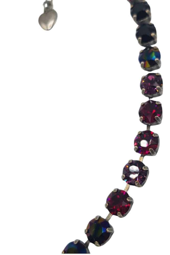Nell Bijoux Luna Antique Silver L001 Purple and Reds - La Vie en Rose Damesmode (11)