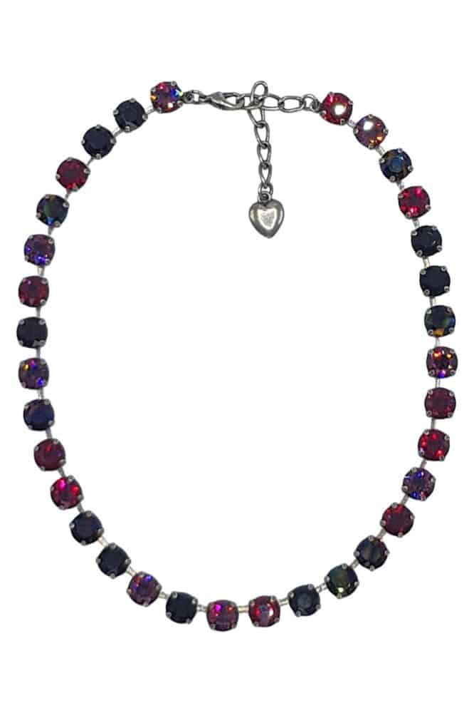 Nell Bijoux Luna Antique Silver L001 Purple and Reds - La Vie en Rose Damesmode (11)