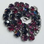 Nell Bijoux Luna Antique Silver L001 Purple and Reds - La Vie en Rose Damesmode