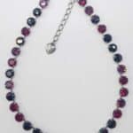 Nell Bijoux Luna Antique Silver L001 Purple and Reds - La Vie en Rose Damesmode