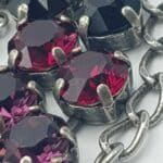 Nell Bijoux Luna Antique Silver L001 Purple and Reds - La Vie en Rose Damesmode