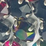 Nell Bijoux Luna Antique Silver L001 Purple and Reds - La Vie en Rose Damesmode