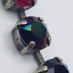 Nell Bijoux Luna Antique Silver L001 Purple and Reds - La Vie en Rose Damesmode