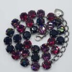 Nell Bijoux Luna Antique Silver L001 Purple and Reds - La Vie en Rose Damesmode