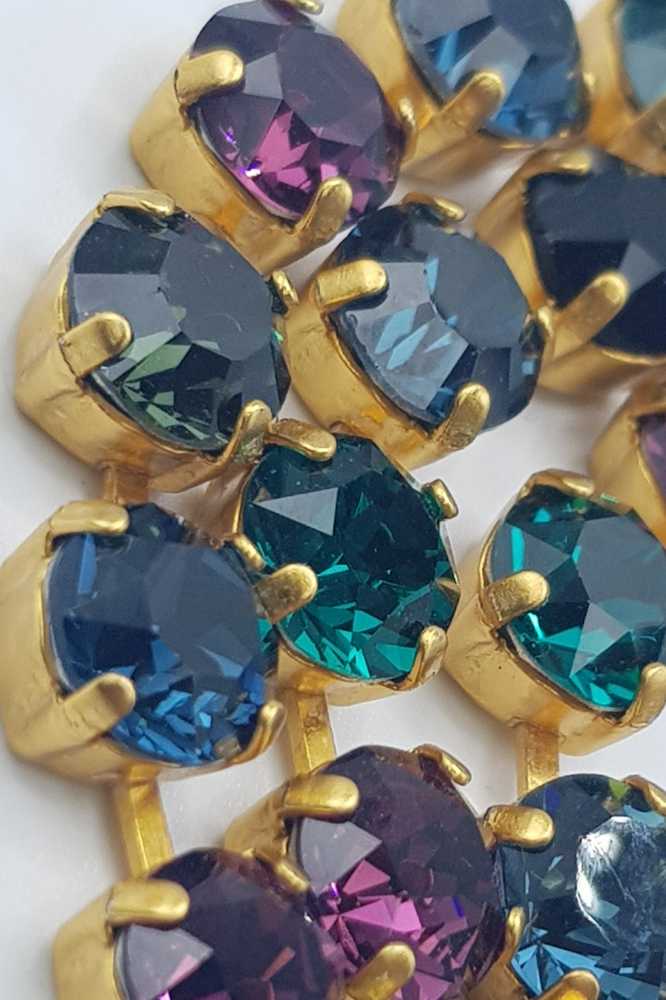 Nell Bijoux Luna Matte Gold L101 Petrols - La Vie en Rose Damesmode (1)