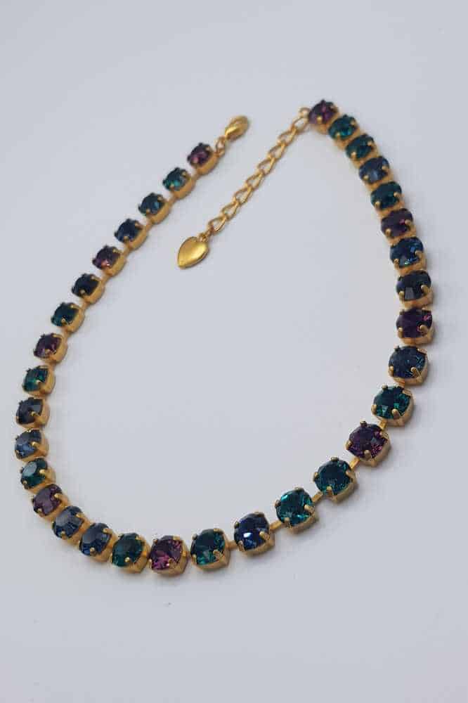 Nell Bijoux Luna Matte Gold L101 Petrols - La Vie en Rose Damesmode (1)