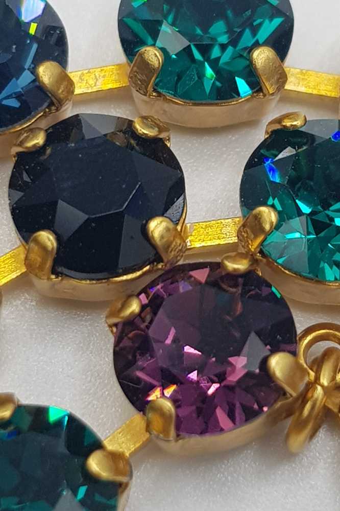 Nell Bijoux Luna Matte Gold L101 Petrols - La Vie en Rose Damesmode (1)