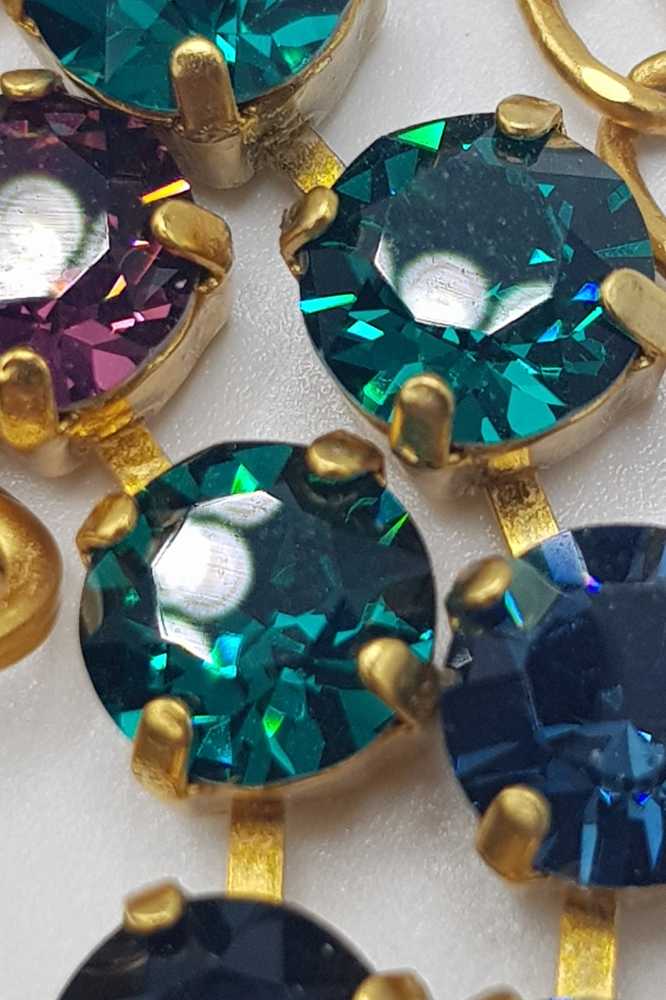 Nell Bijoux Luna Matte Gold L101 Petrols - La Vie en Rose Damesmode (1)