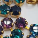 Nell Bijoux Luna Matte Gold L101 Petrols - La Vie en Rose Damesmode (1)