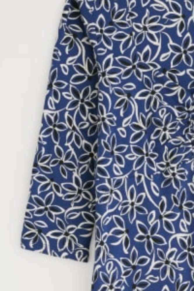 Seasalt Cornwall Secret Cove Dress Harbour Floral Washed Marine - La Vie en Rose Damesmode