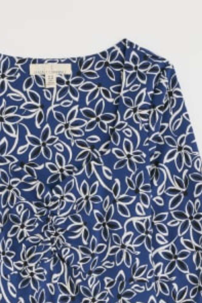 Seasalt Cornwall Secret Cove Dress Harbour Floral Washed Marine - La Vie en Rose Damesmode