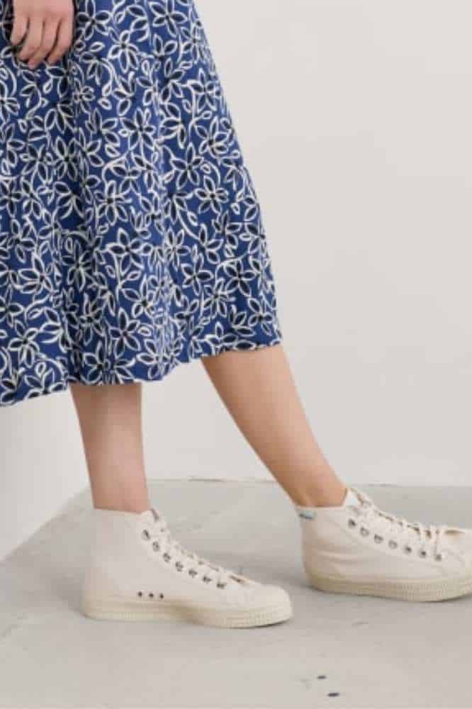 Seasalt Cornwall Secret Cove Dress Harbour Floral Washed Marine - La Vie en Rose Damesmode