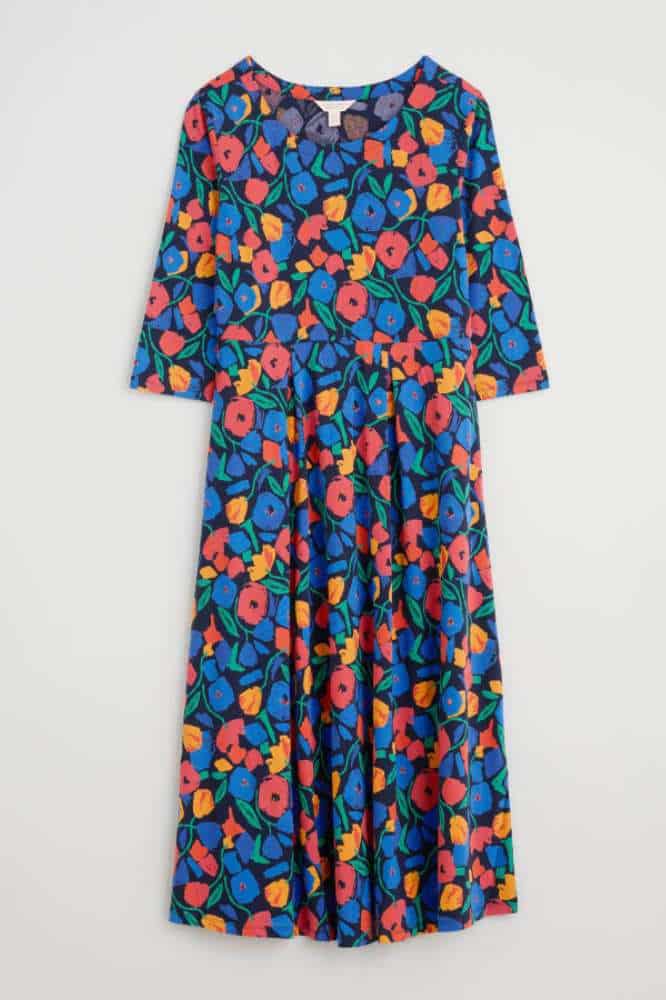 Seasalt Cornwall Veronica Dress Zennor Blooms Maritime Mix - La Vie en Rose Damesmode