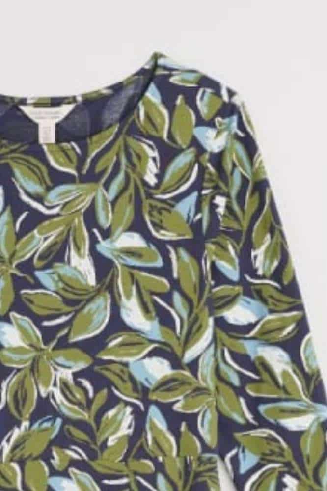 Seasalt Cornwall Wild Bouquet Dress Tonal Leaves Maritime - La Vie en Rose Damesmode (2)