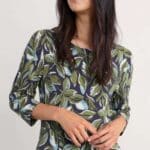 Seasalt Cornwall Wild Bouquet Dress Tonal Leaves Maritime - La Vie en Rose Damesmode (2)