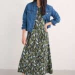 Seasalt Cornwall Wild Bouquet Dress Tonal Leaves Maritime - La Vie en Rose Damesmode (2)