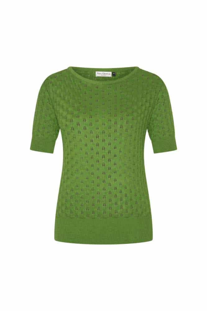 Very Cherry Ella Top Olive - La Vie en Rose Damesmode