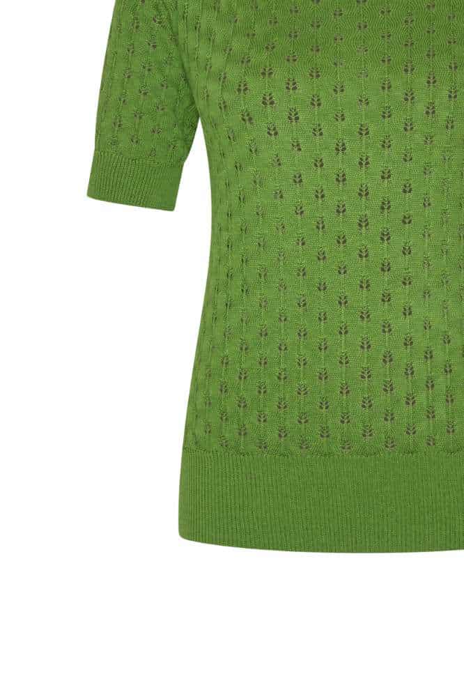 Very Cherry Ella Top Olive - La Vie en Rose Damesmode