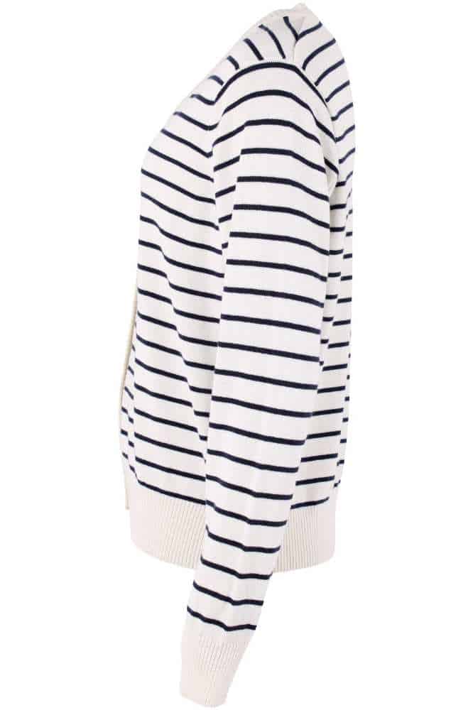 Danefae Danejolly Cardigan Chalk Dark Navy - La Vie en Rose Damesmode