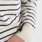 Danefae Danejolly Cardigan Chalk Dark Navy - La Vie en Rose Damesmode