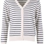 Danefae Danejolly Cardigan Chalk Dark Navy - La Vie en Rose Damesmode
