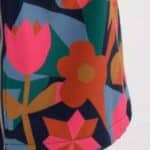 Danefae Danekarla Softshell Dark Navy Geofleur - La Vie en Rose Damesmode