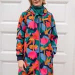 Danefae Danekarla Softshell Dark Navy Geofleur - La Vie en Rose Damesmode