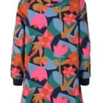 Danefae Danekarla Softshell Dark Navy Geofleur - La Vie en Rose Damesmode