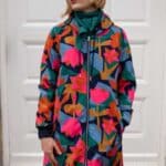 Danefae Danekarla Softshell Dark Navy Geofleur - La Vie en Rose Damesmode