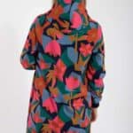 Danefae Danekarla Softshell Dark Navy Geofleur - La Vie en Rose Damesmode