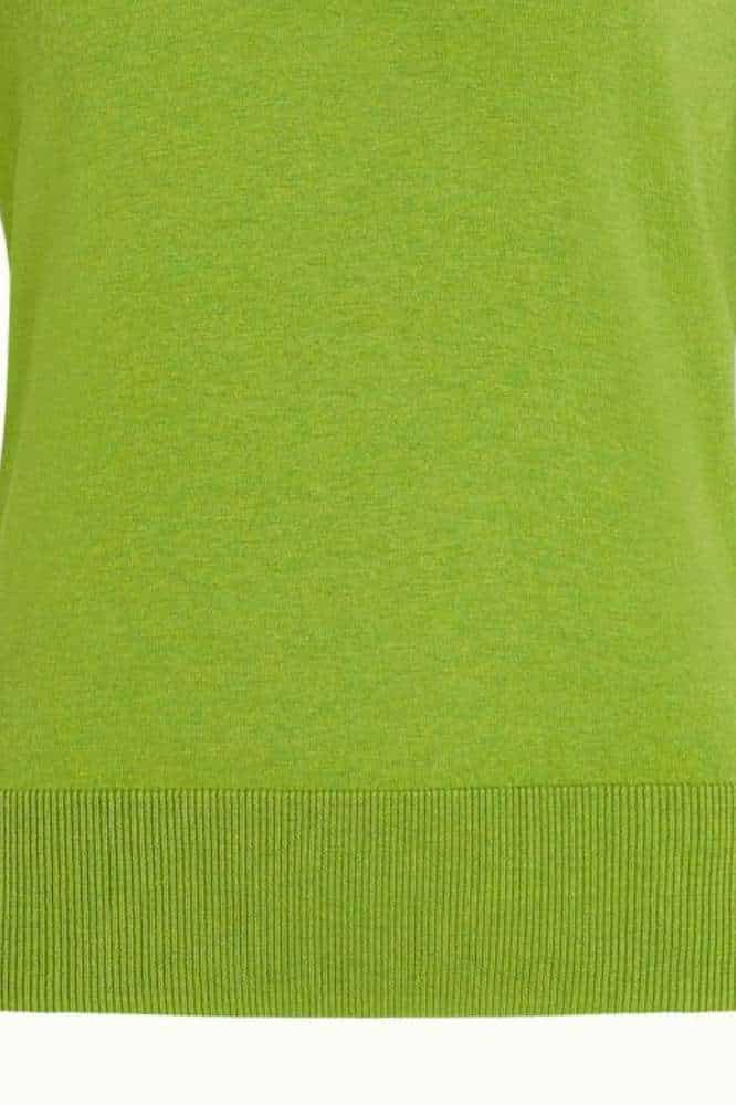 King Louie Agnes V Top Cocoon Dark Citron - La Vie en Rose Damesmode