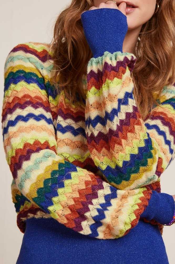 King Louie Bell Top RIse Cream - La Vie en Rose Damesmode