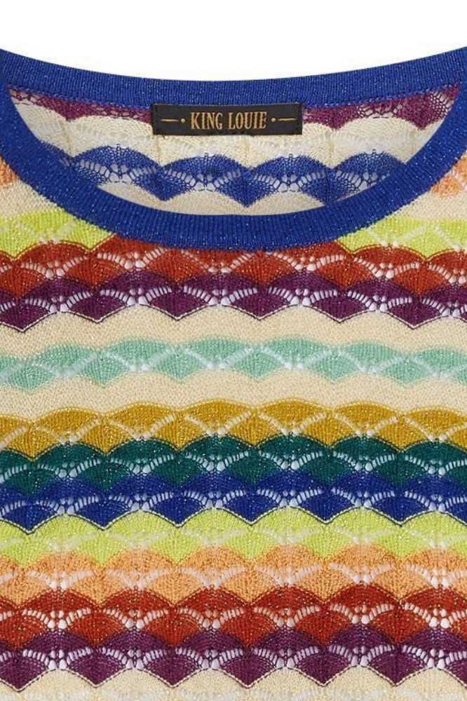 King Louie Bell Top RIse Cream - La Vie en Rose Damesmode