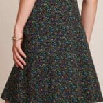 King Louie Border Skirt Elysee Black - La Vie en Rose Damesmode