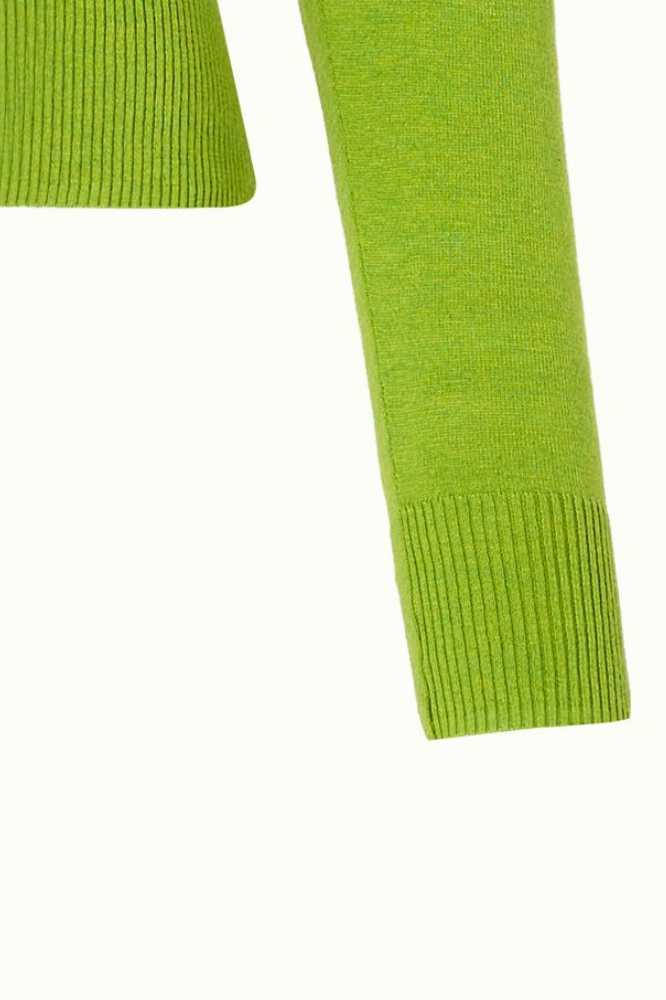 King Louie Cardi V Cocoon Dark Citron - La Vie en Rose Damesmode