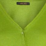 King Louie Cardi V Cocoon Dark Citron - La Vie en Rose Damesmode