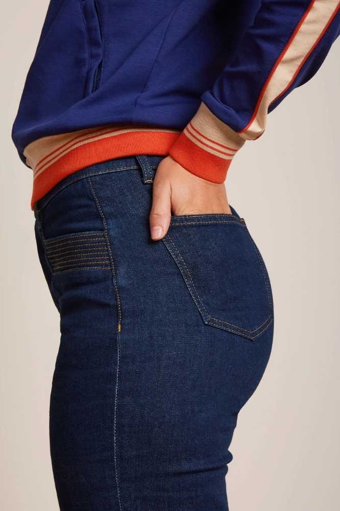 King Louie Chris Pants Onyx Denim Deep Blue - La Vie en Rose Damesmode