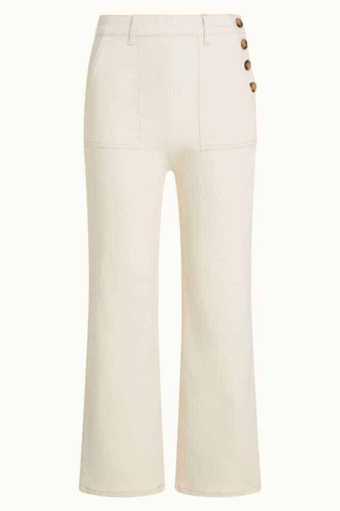 King Louie Debra Pants Retro Denim Ivory - La Vie en Rose Damesmode