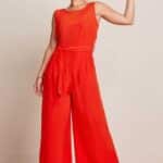 King Louie Frida Jumpsuit Sista Fire Red