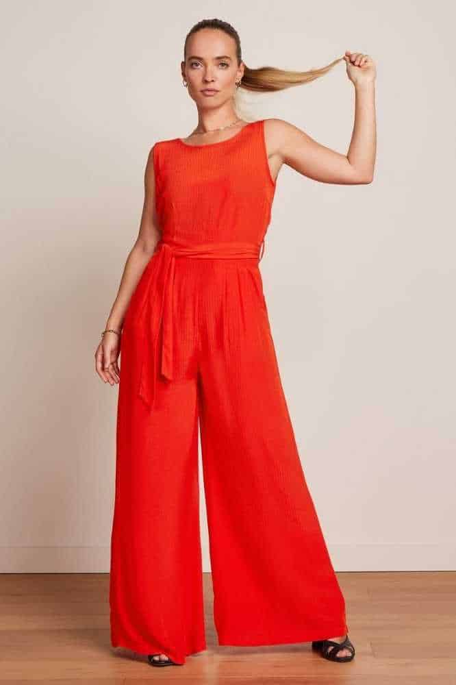 King Louie Frida Jumpsuit Sista Fire Red