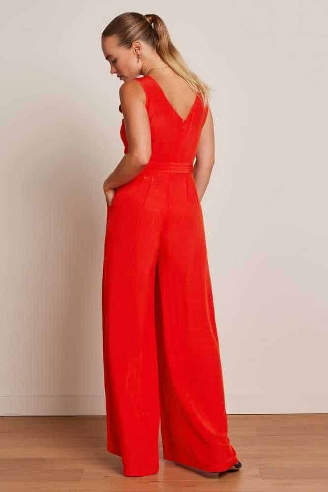 King Louie Frida Jumpsuit Sista Fire Red