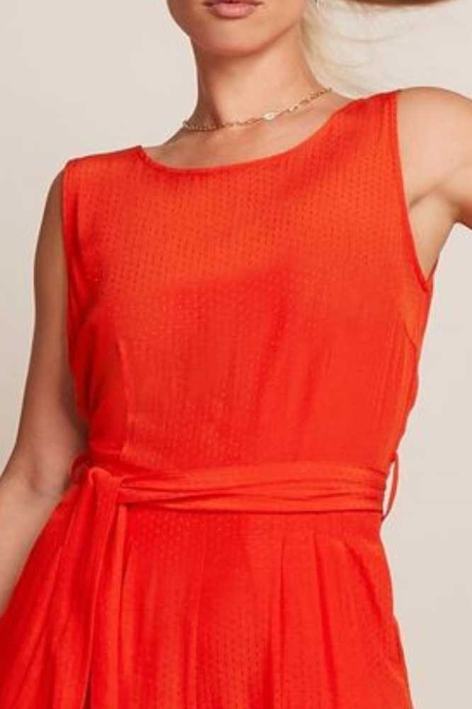 King Louie Frida Jumpsuit Sista Fire Red