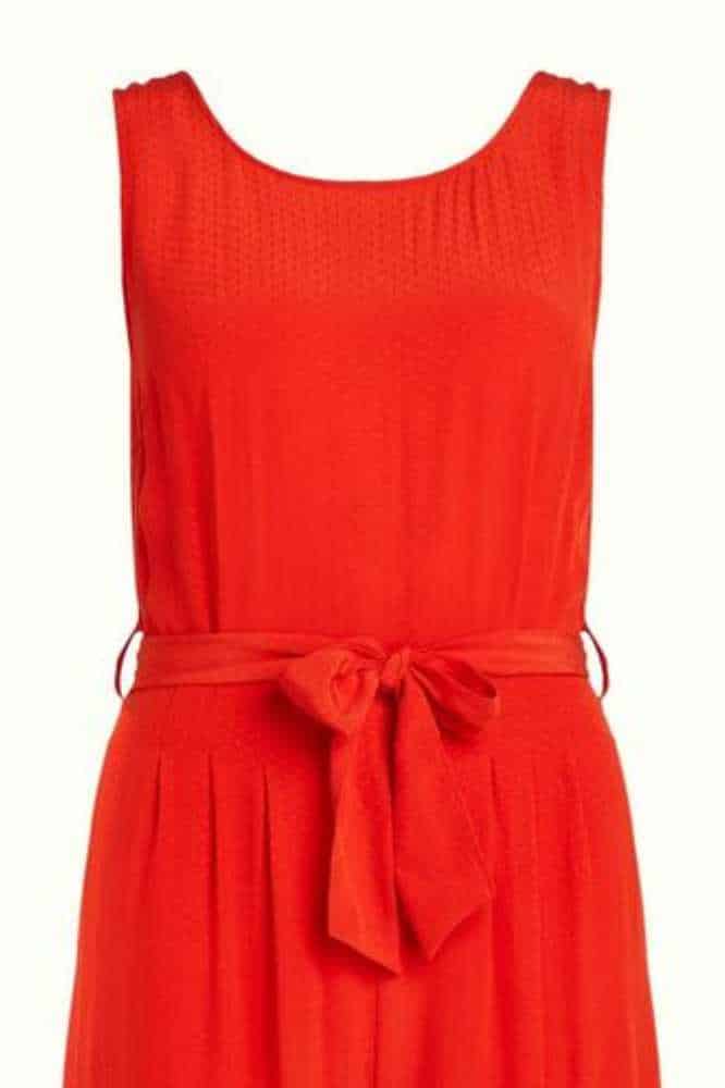 King Louie Frida Jumpsuit Sista Fire Red - La Vie en Rose Damesmode