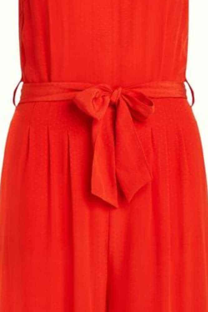 King Louie Frida Jumpsuit Sista Fire Red - La Vie en Rose Damesmode