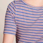 King Louie Lily Surf Stripe Baja Blue - La Vie en Rose Damesmode